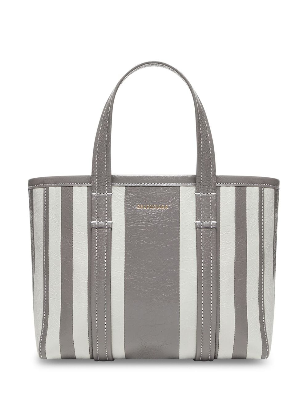 Ba*len*cia*ga barbès stripe tote bag