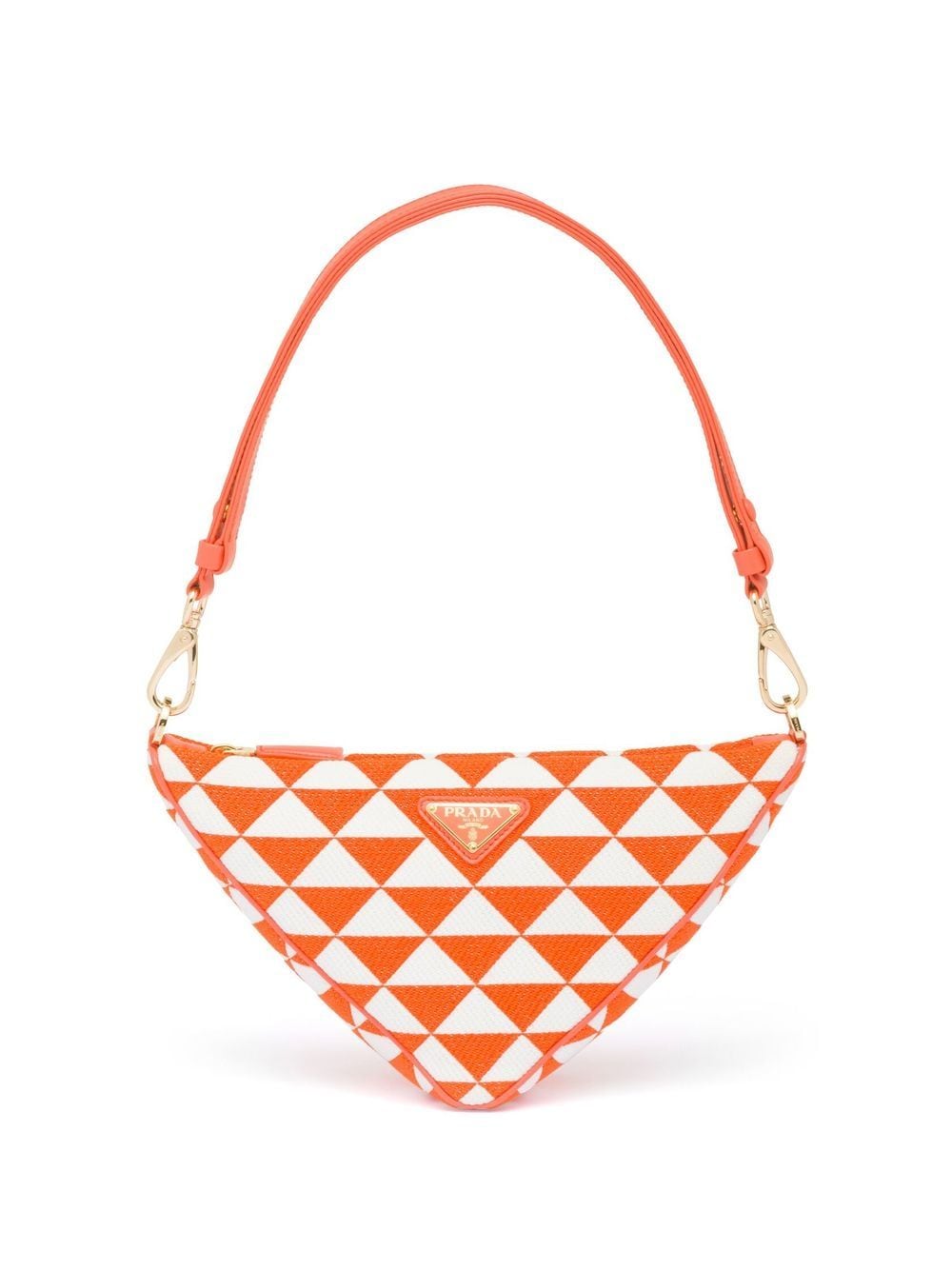Pra*a embroidered jacquard mini bag