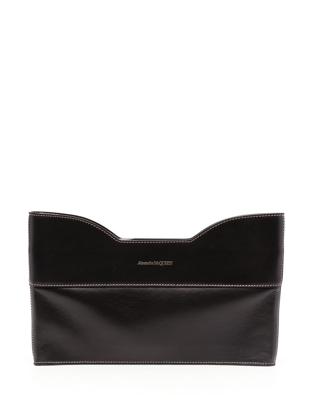 Alexander McQueen leather clutch bag
