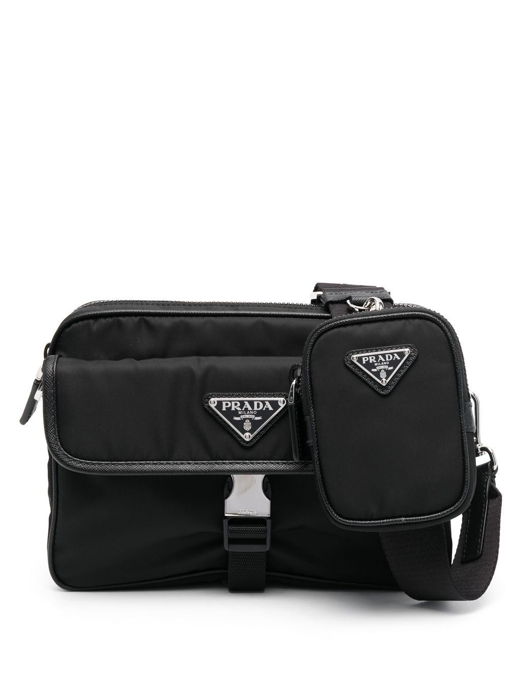 Pra*a re-nylon pouch crossbody bag