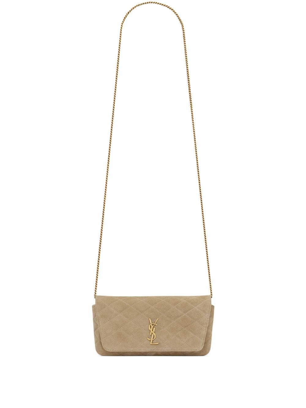 Saint Laurent Gaby quilted leather phone case