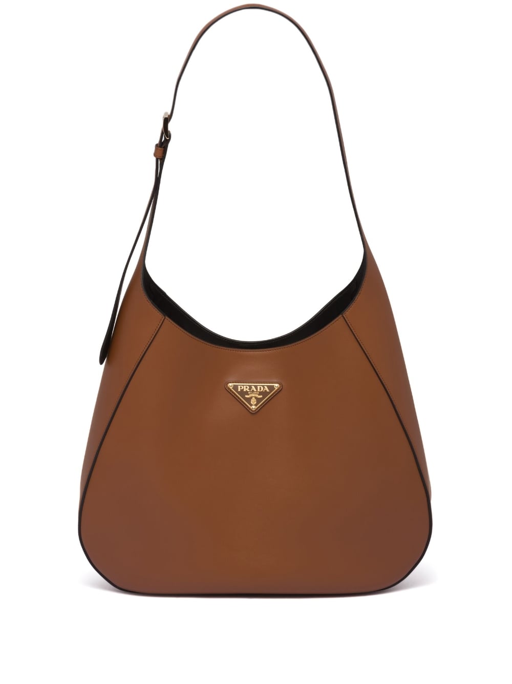 Pra*a leather shoulder bag