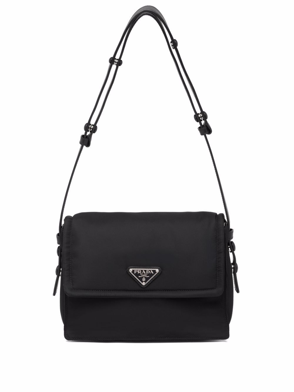 Pra*a small re-nylon padded shoulder bag
