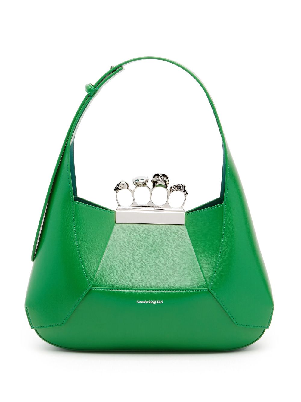 Alexander McQueen The Jewelled Hobo leather shoulder bag