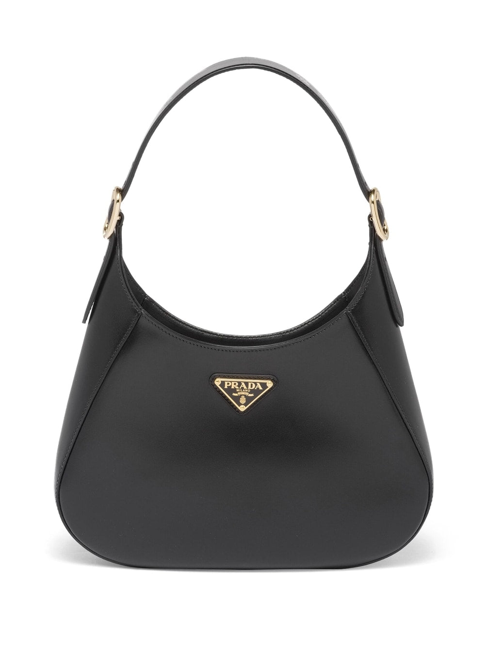 Pra*a leather shoulder bag