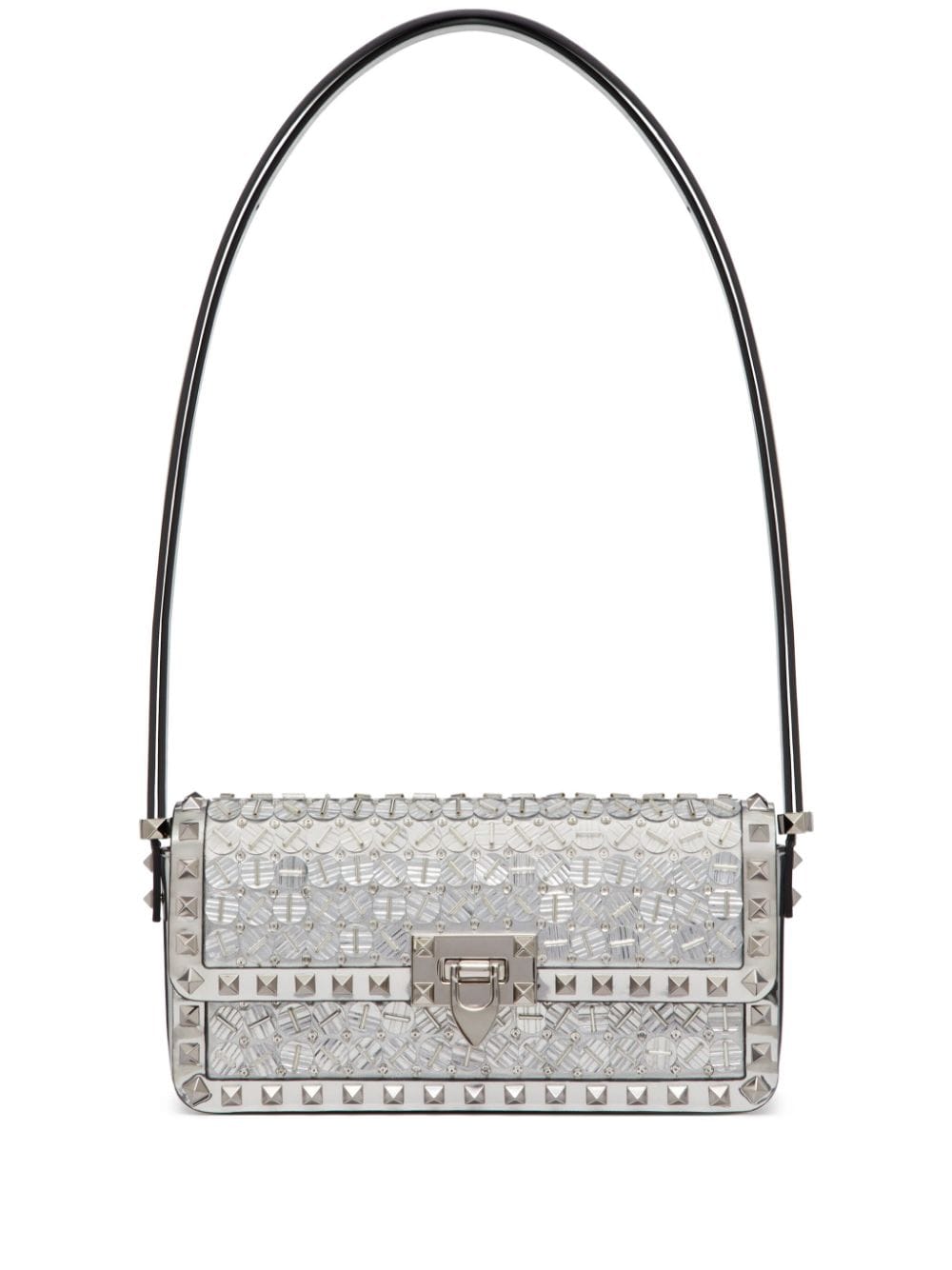 Valentino Garavani Rockstud23 E/W embroidered shoulder bag