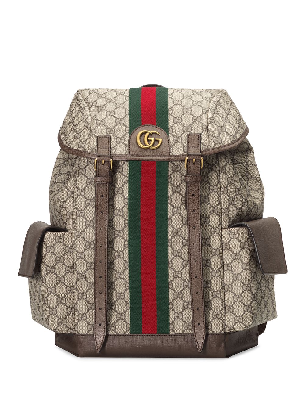 G*u*i monogram pattern backpack