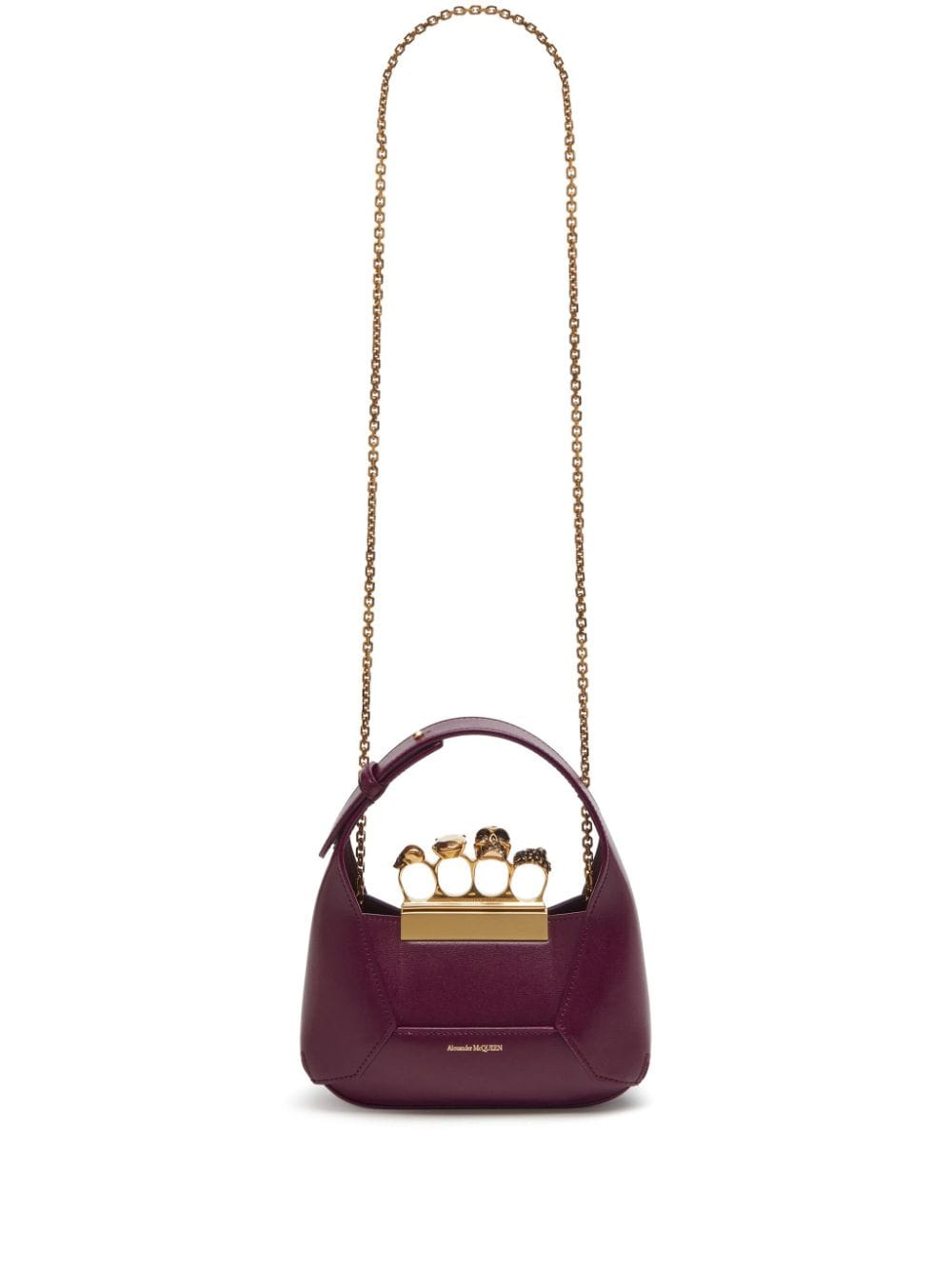 Alexander McQueen The Jewelled leather mini bag