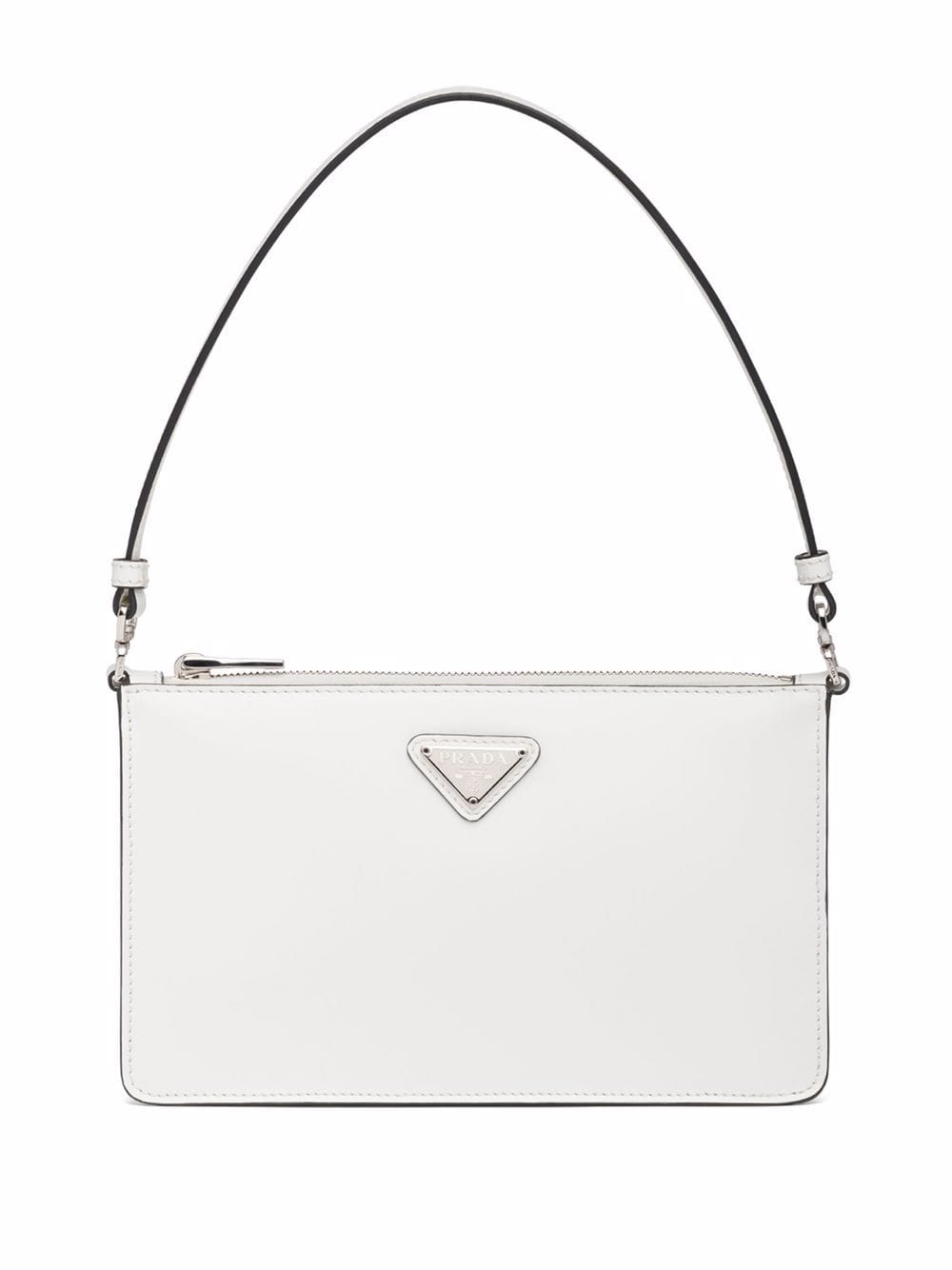 Pra*a triangle-plaque shoulder bag