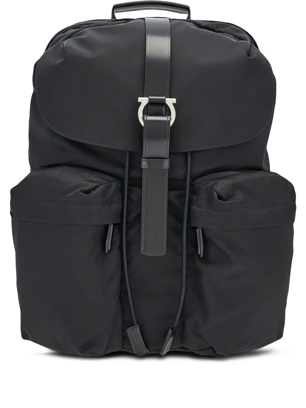 Ferragamo Gancini-buckle technical backpack
