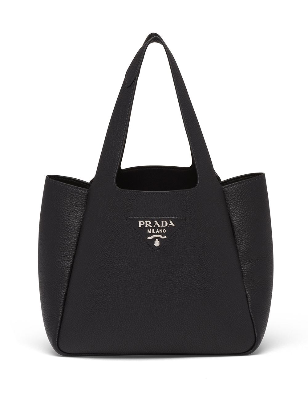 Pra*a logo-plaque tote bag