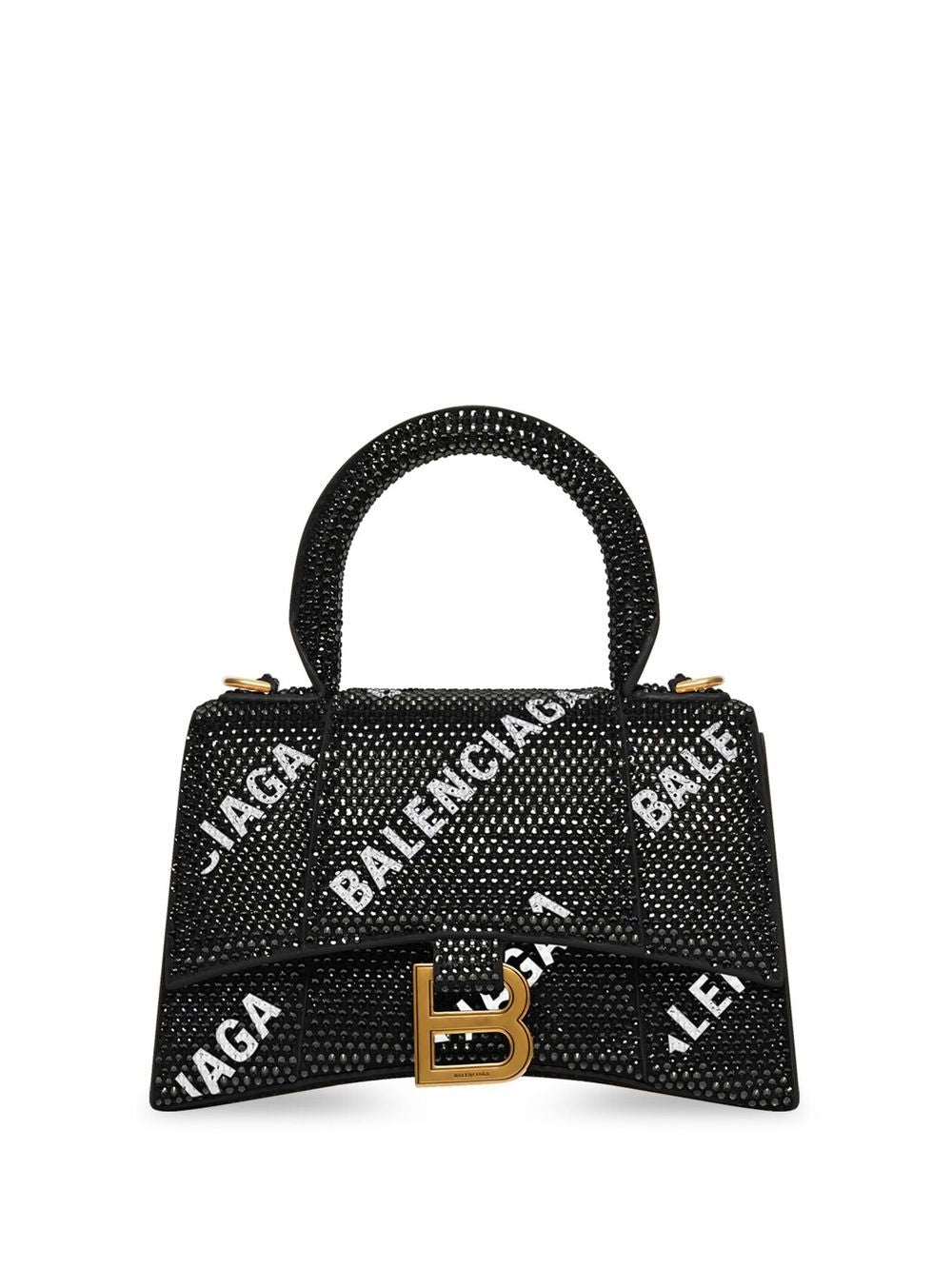 Ba*len*cia*ga xs hourglass crystal-embellished tote bag