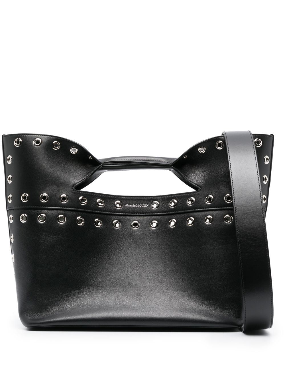 Alexander McQueen The Bow eyelet tote bag