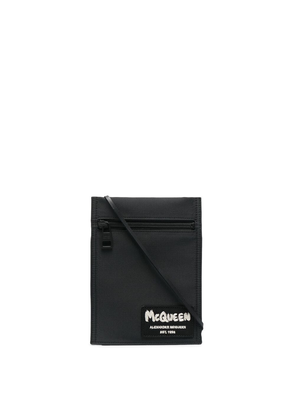 Alexander McQueen logo patch shoulder bag