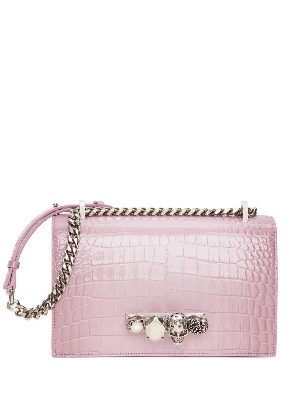 Alexander McQueen Skull-plaque clutch bag