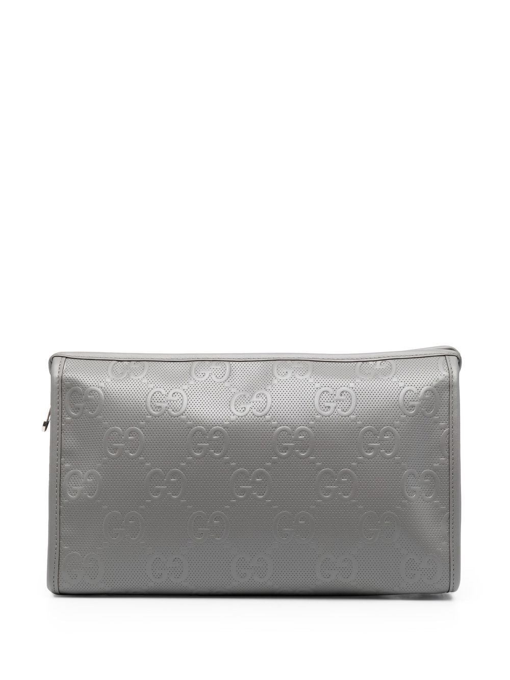 G*u*i gg monogram-embossed clutch bag