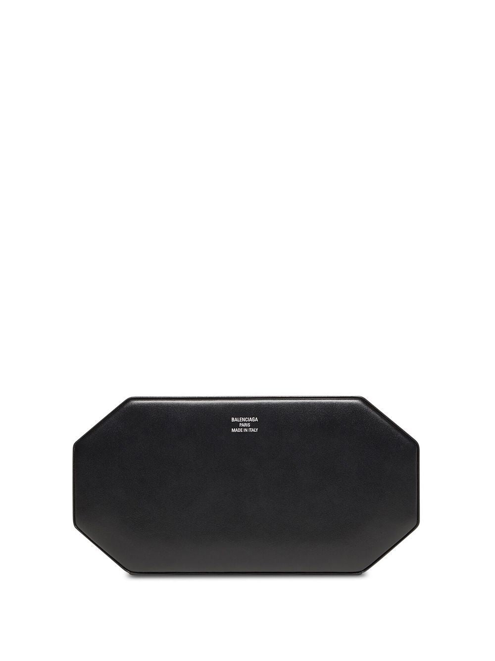 Ba*len*cia*ga cheri leather clutch bag