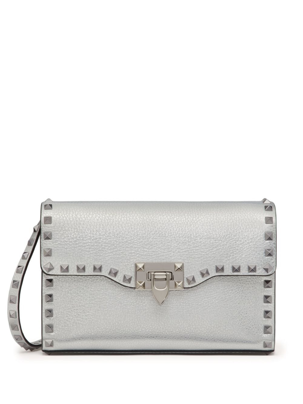 Valentino Garavani small Rockstud metallic crossbody bag