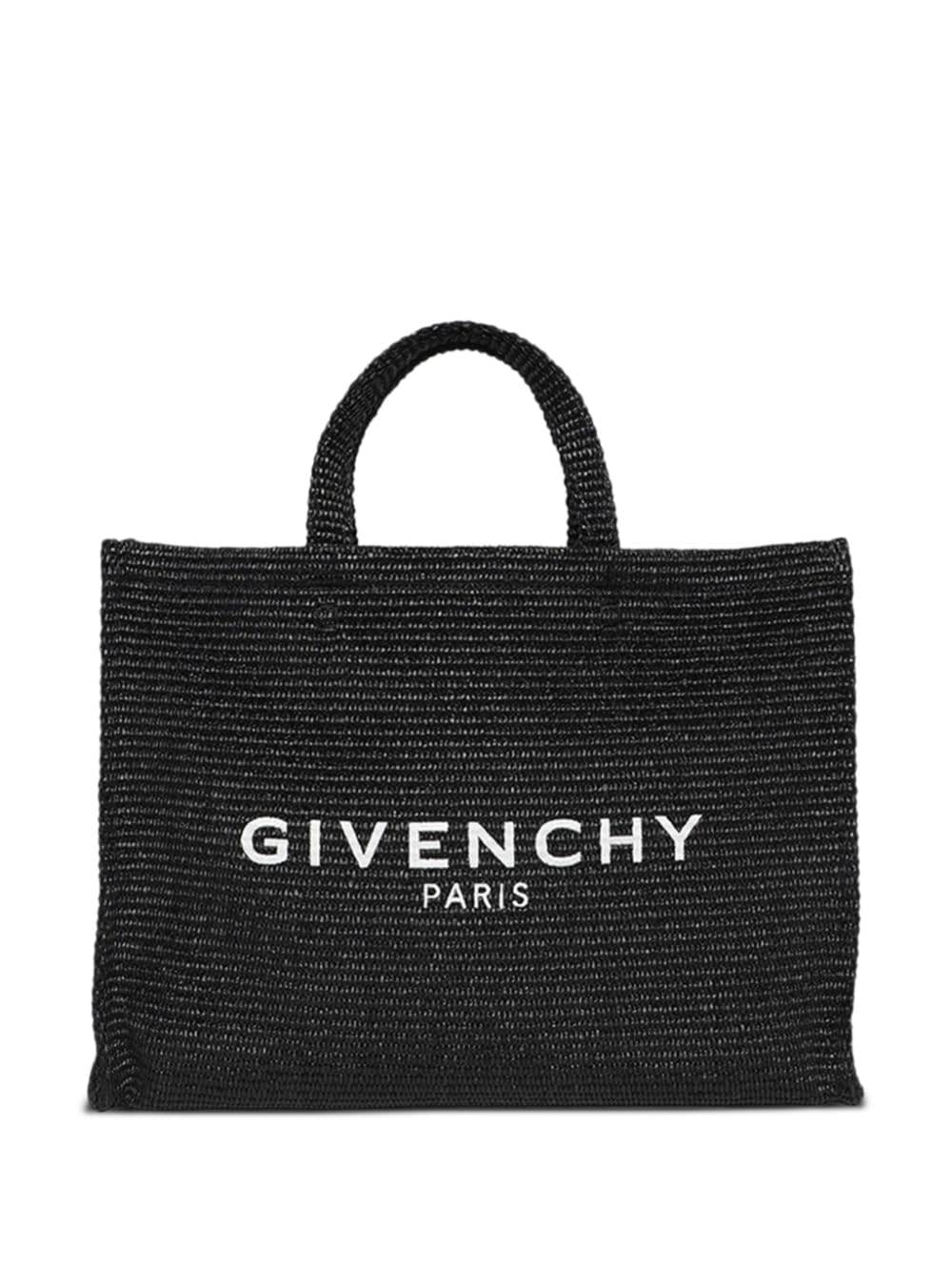 Givenchy large G-Tote raffia bag
