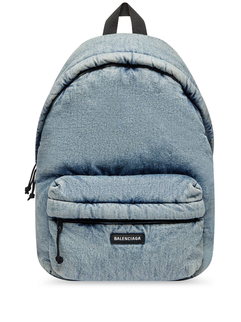 Ba*len*cia*ga washed denim backpack