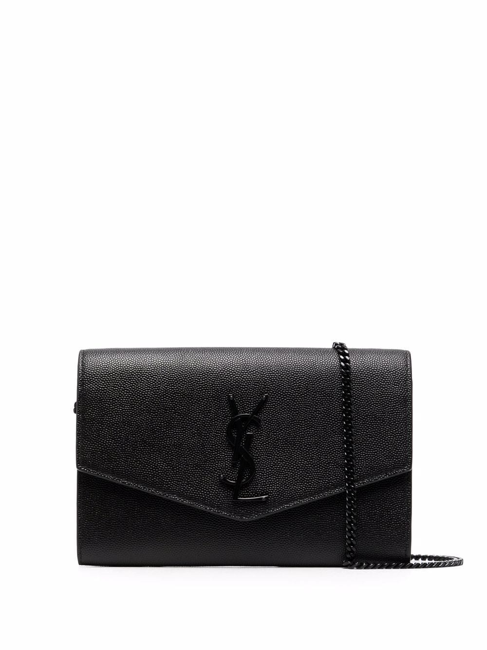 Saint Laurent envelope leather clutch bag
