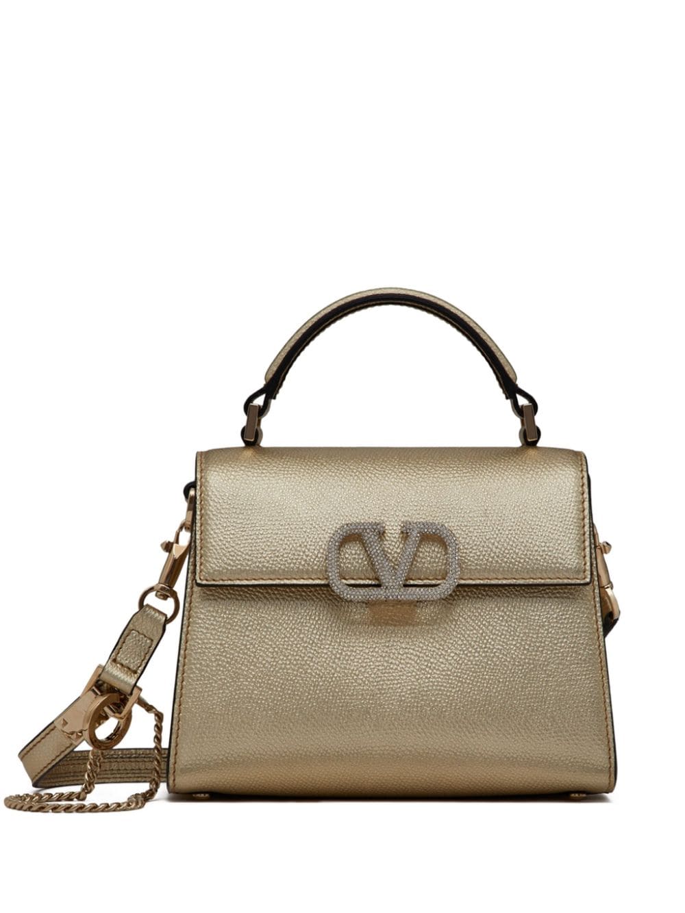 Valentino Garavani mini VSling metallic handbag