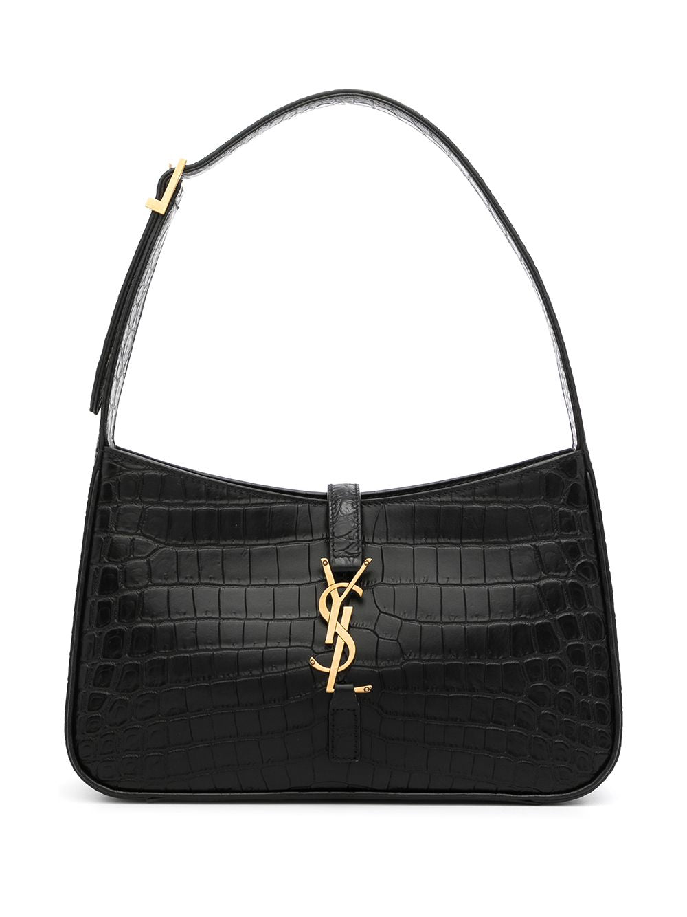 Saint Laurent 5A7 crocodile-effect shoulder bag