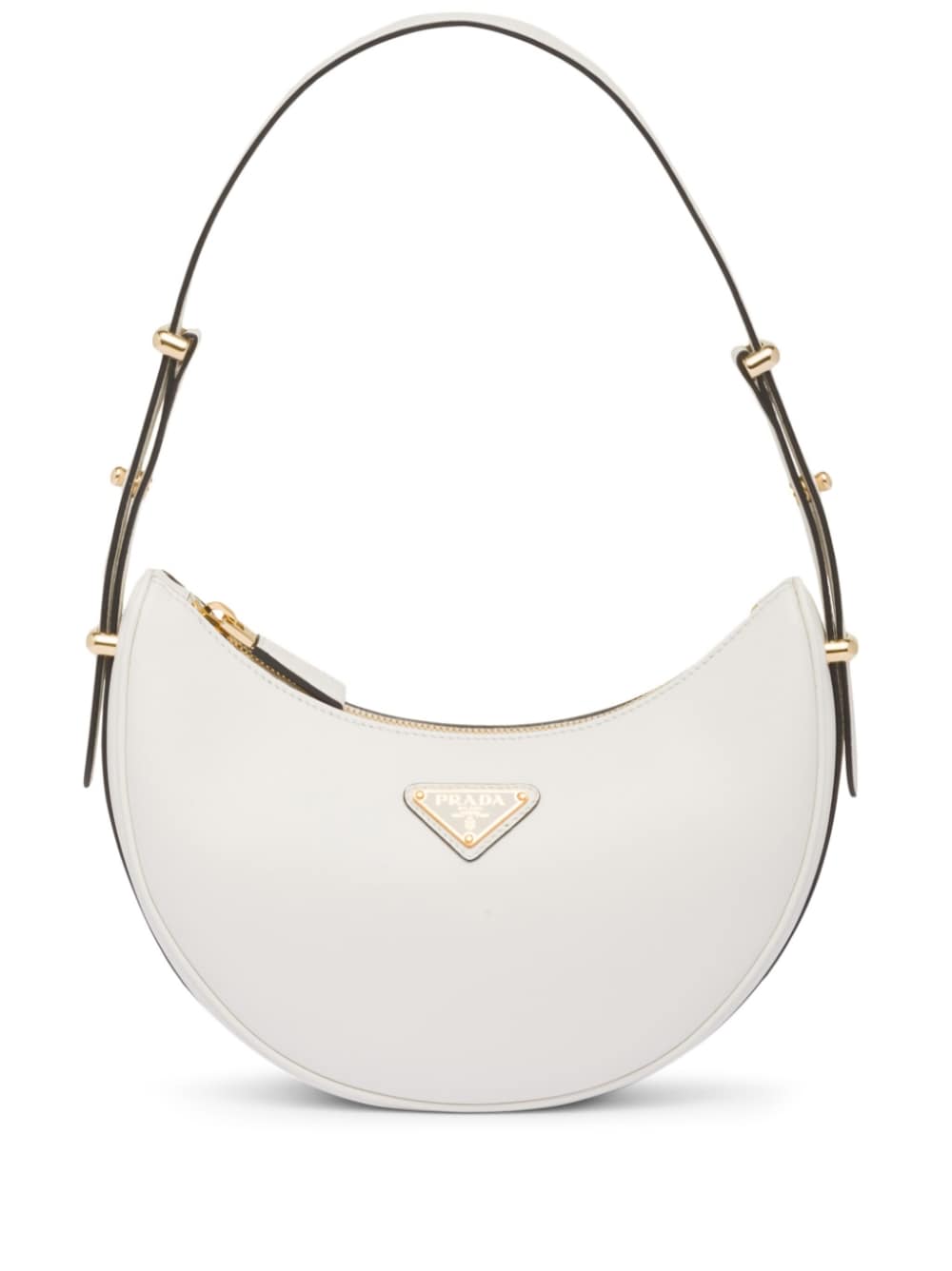 Pra*a arqué leather shoulder bag