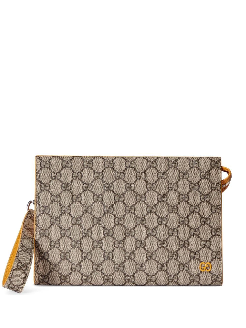 G*u*i gg-canvas logo-plaque clutch bag