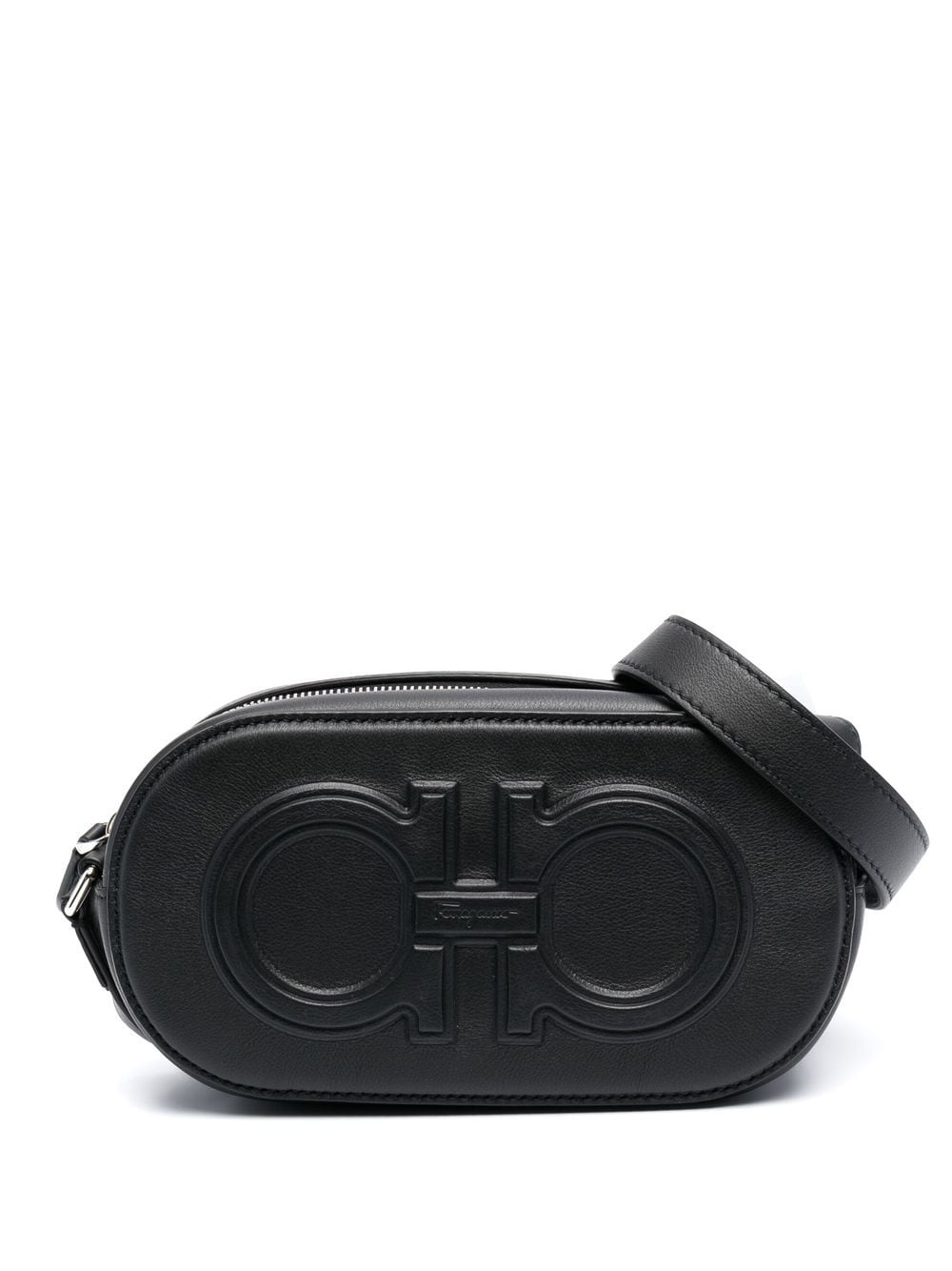 Ferragamo Gancini-detail shoulder bag