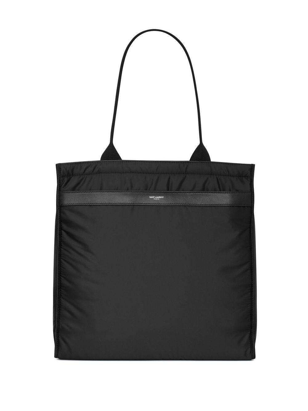 Saint Laurent logo-patch tote bag