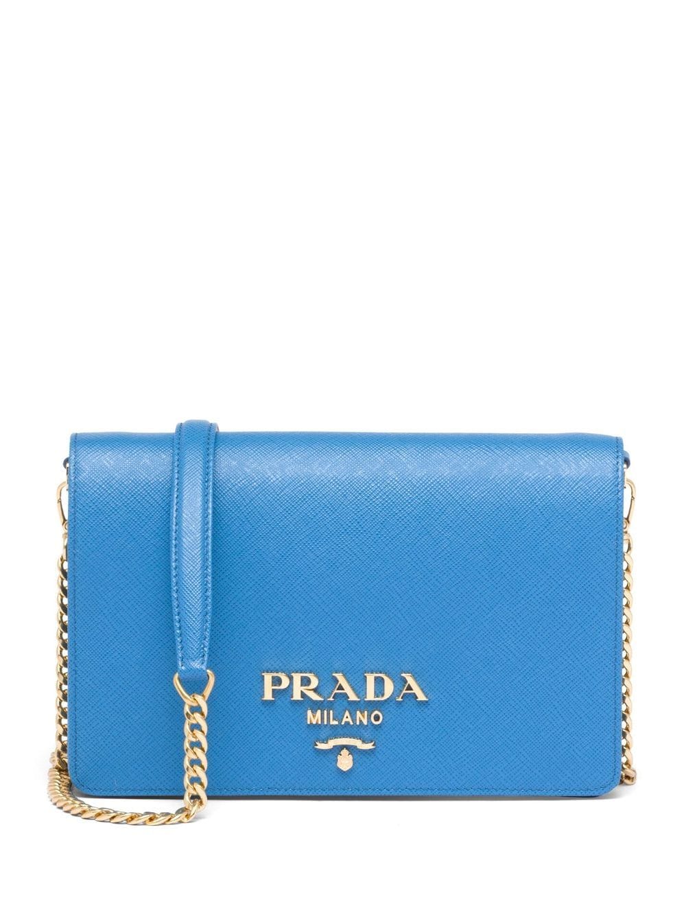 Pra*a logo plaque crossbody bag