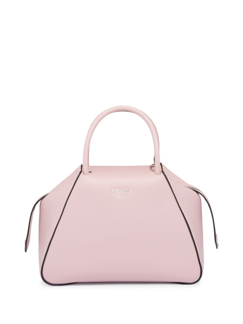 Pra*a small logo-print tote bag