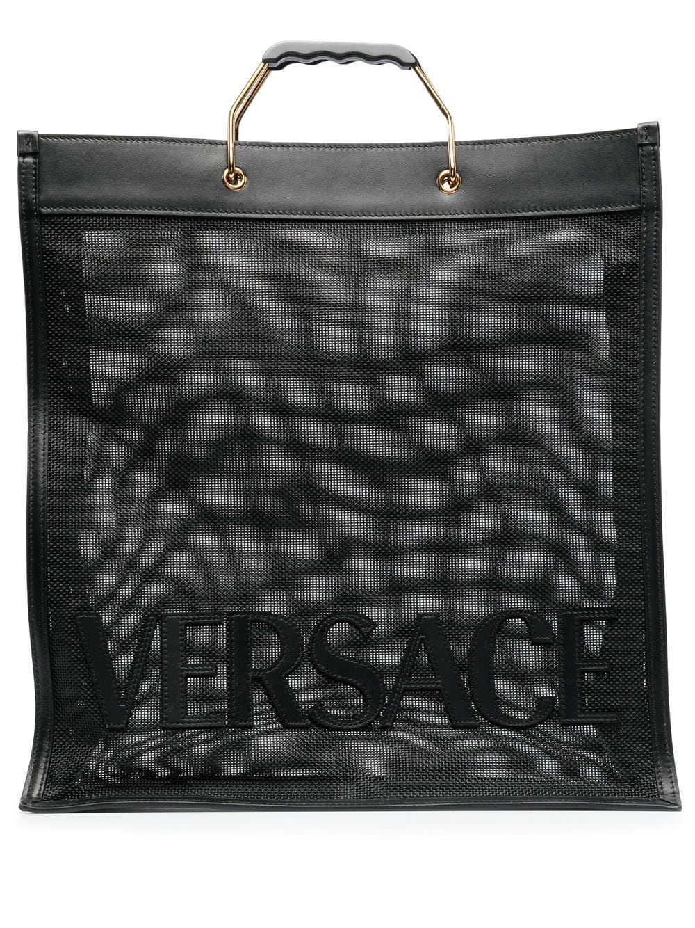 Versace Shopper logo-embellished tote bag
