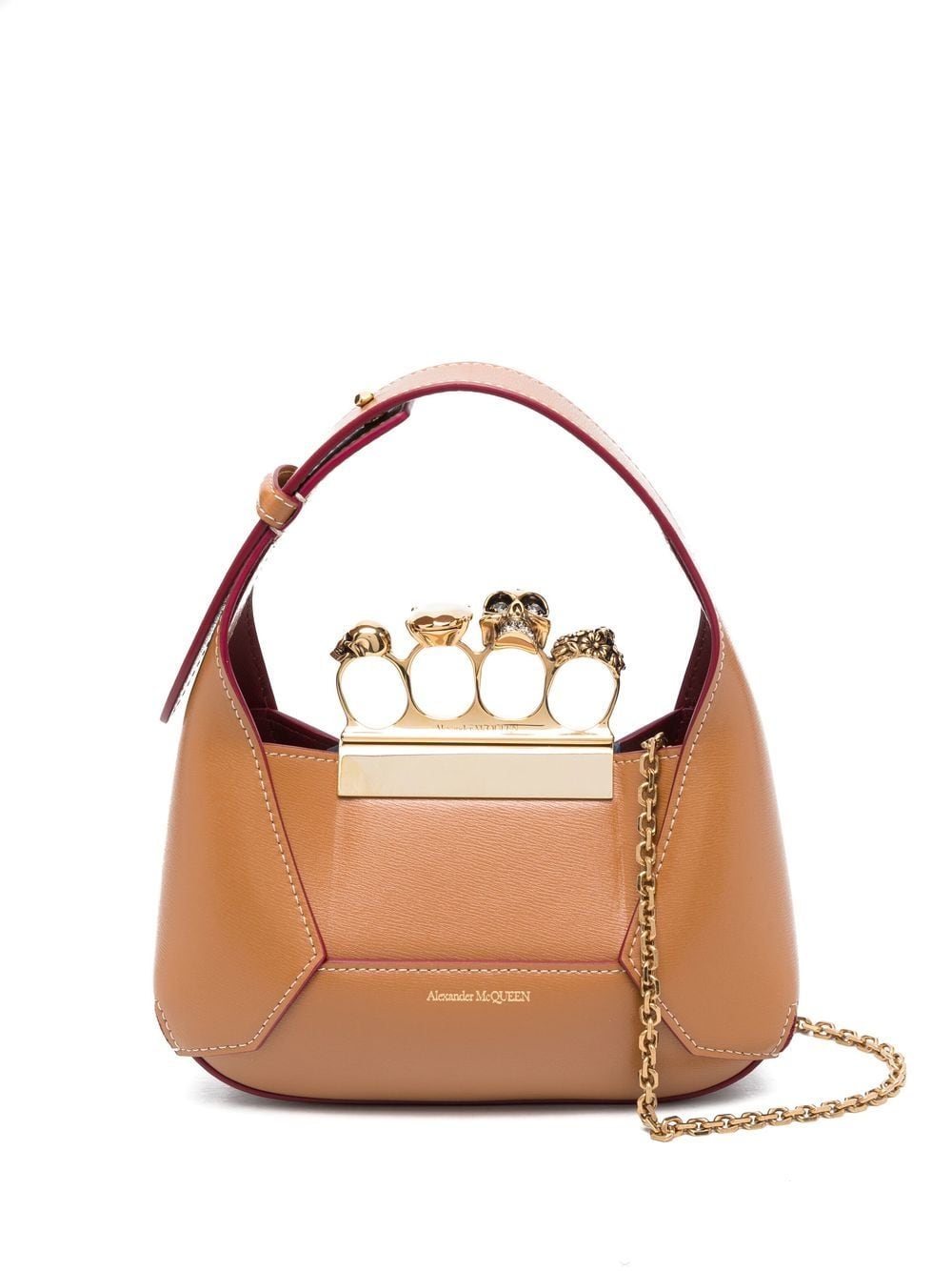 Alexander McQueen The Jewelled leather mini bag