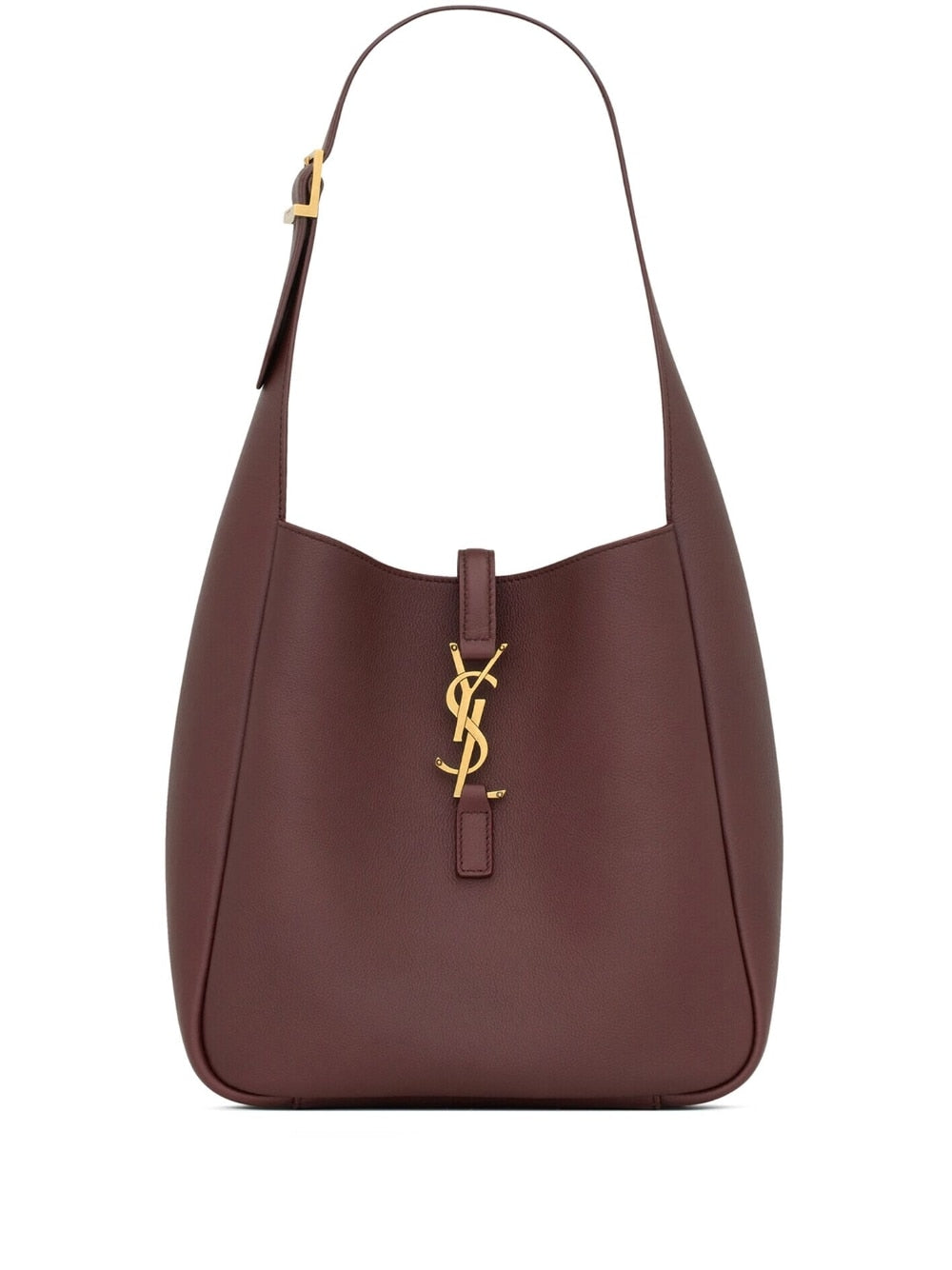 Saint Laurent Le 5 à 7 monogram-plaque shoulder bag