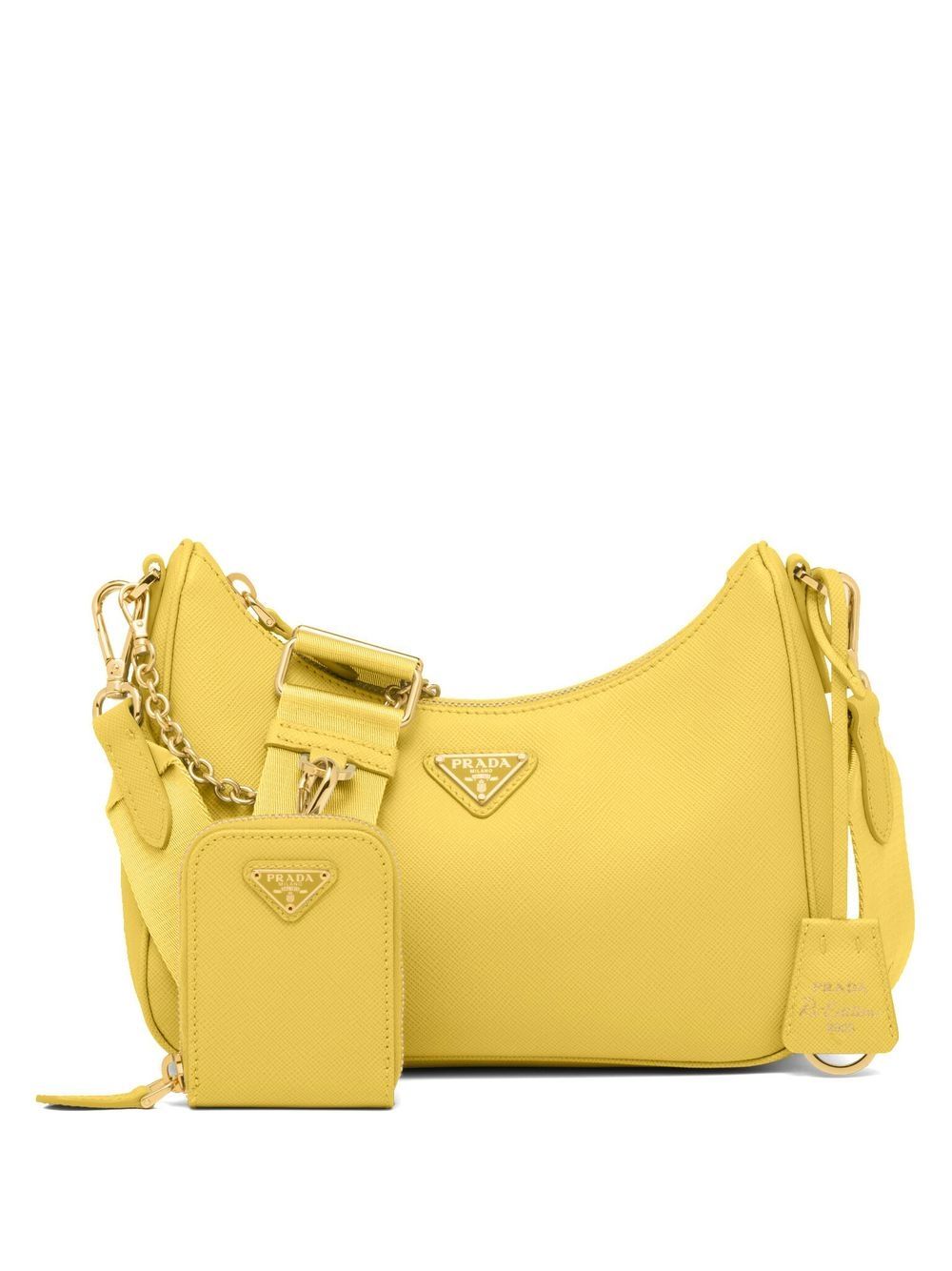 Pra*a re-edition 2005 leather shoulder bag