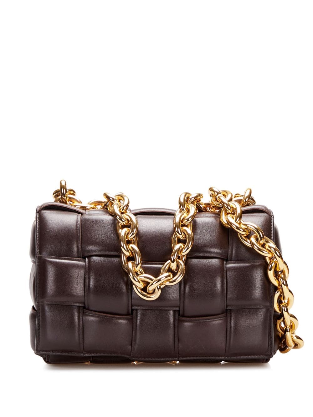 Bo*te*ga ve*ne*ta   padded cassette chain shoulder bag