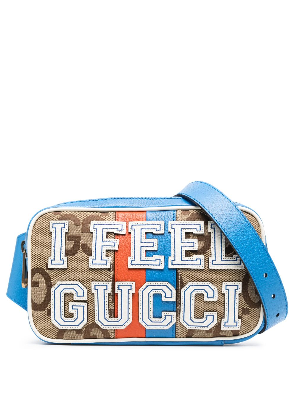 G*u*i gg diamond-print mini bag