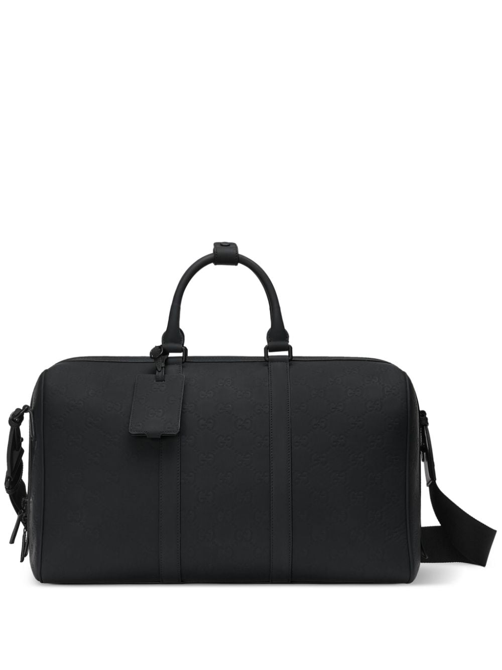 G*u*i large gg-logo duffle bag