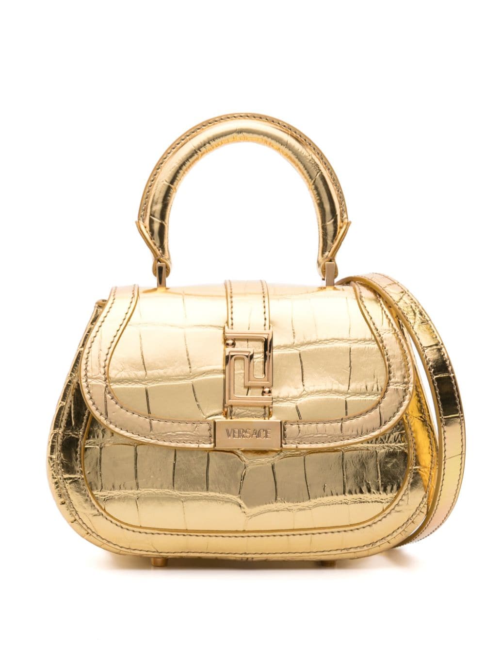Versace Greca Goddess metallic minibag