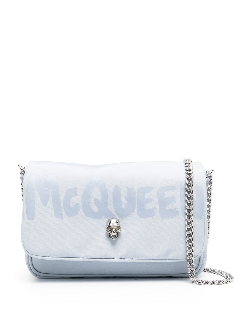 Alexander McQueen Graffiti-print skull-stud bag