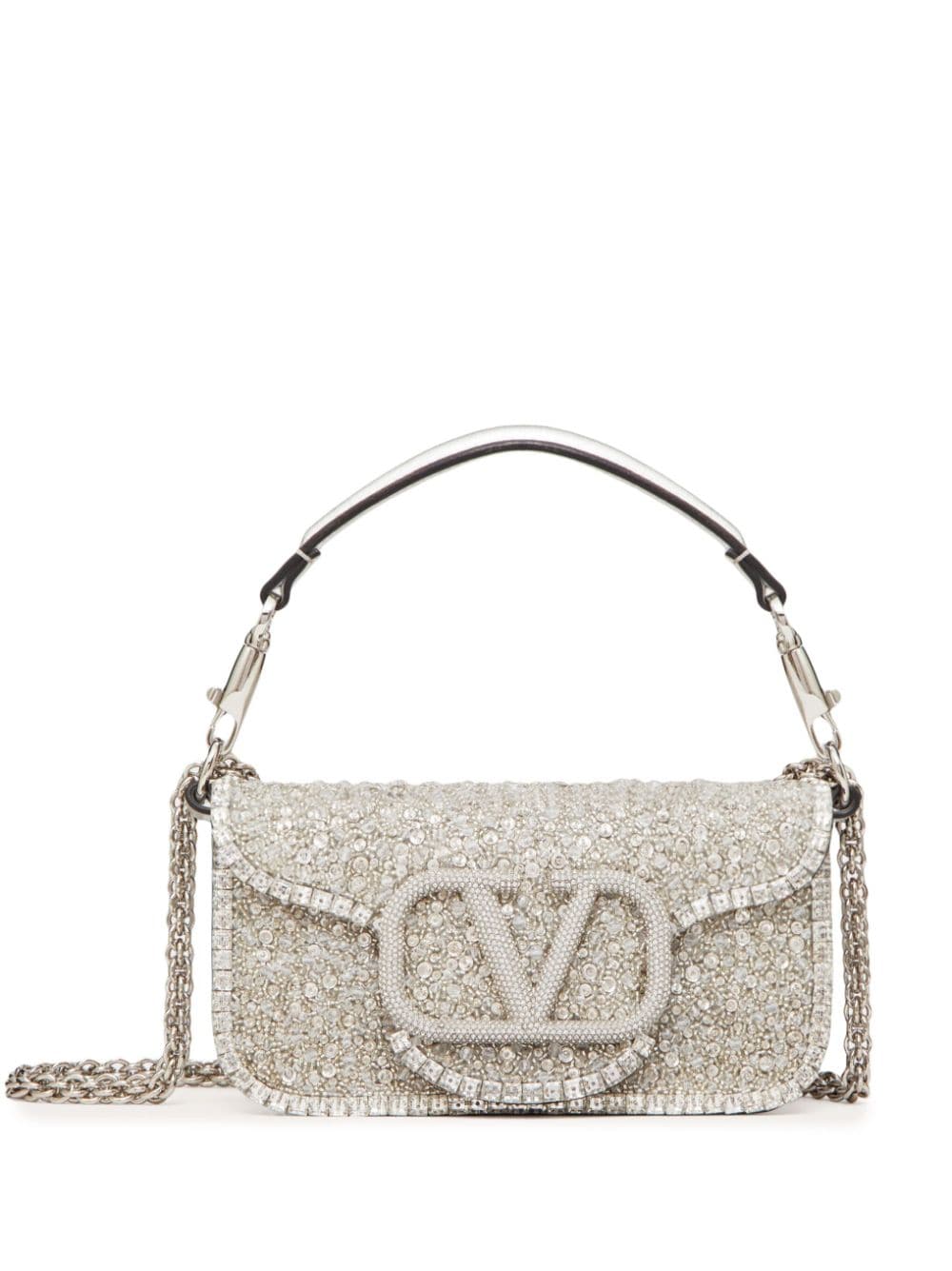 Valentino Garavani small Locò embroidered shoulder bag