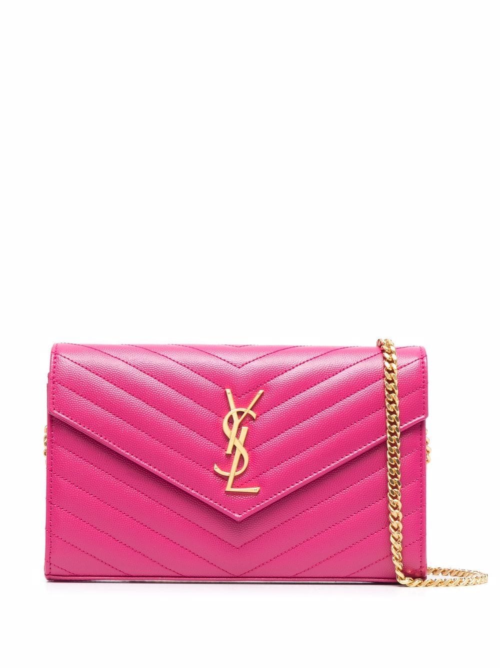 Saint Laurent monogram wallet-on-chain