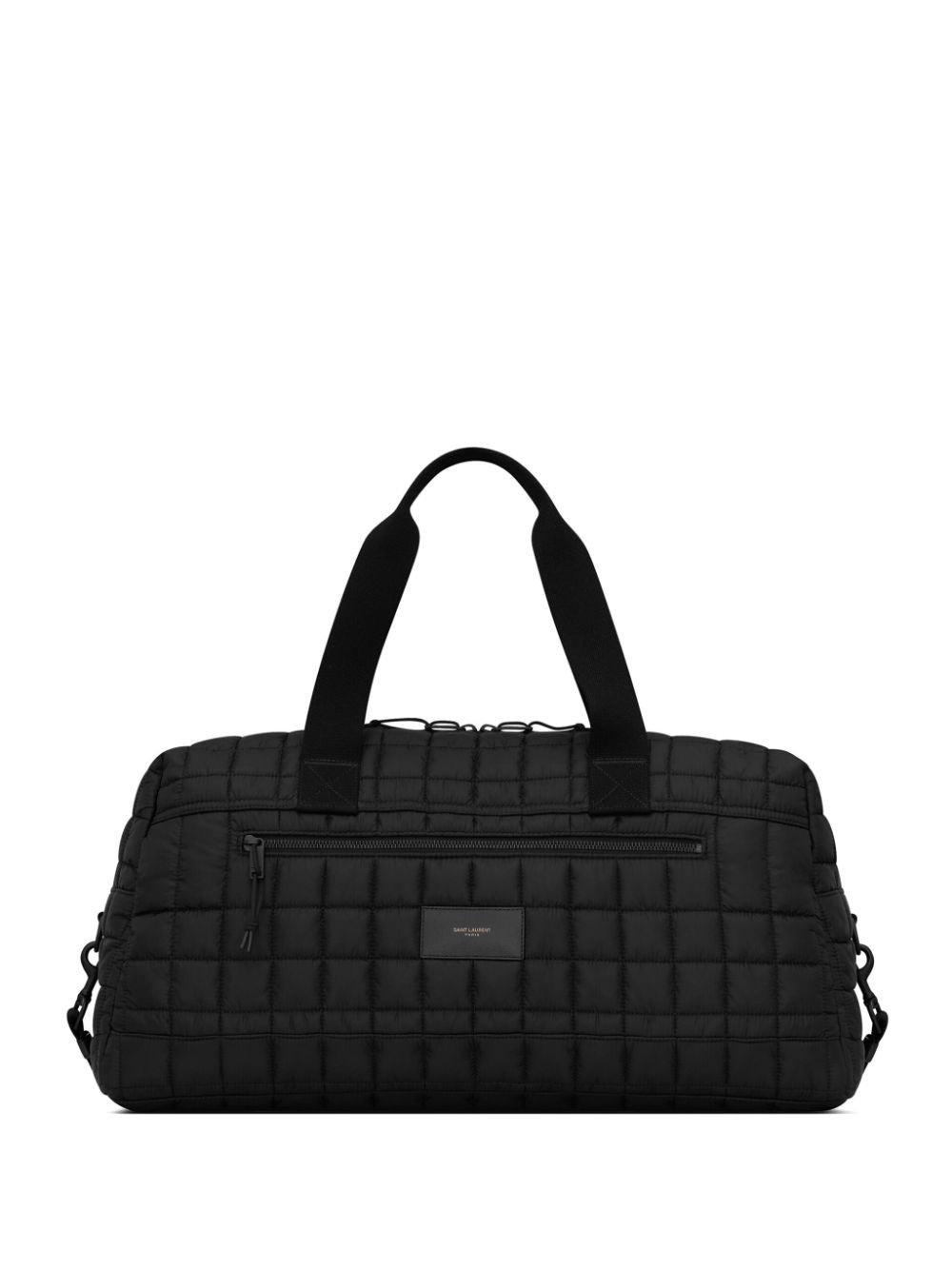 Saint Laurent Nuxx logo-patch quilted duffle bag