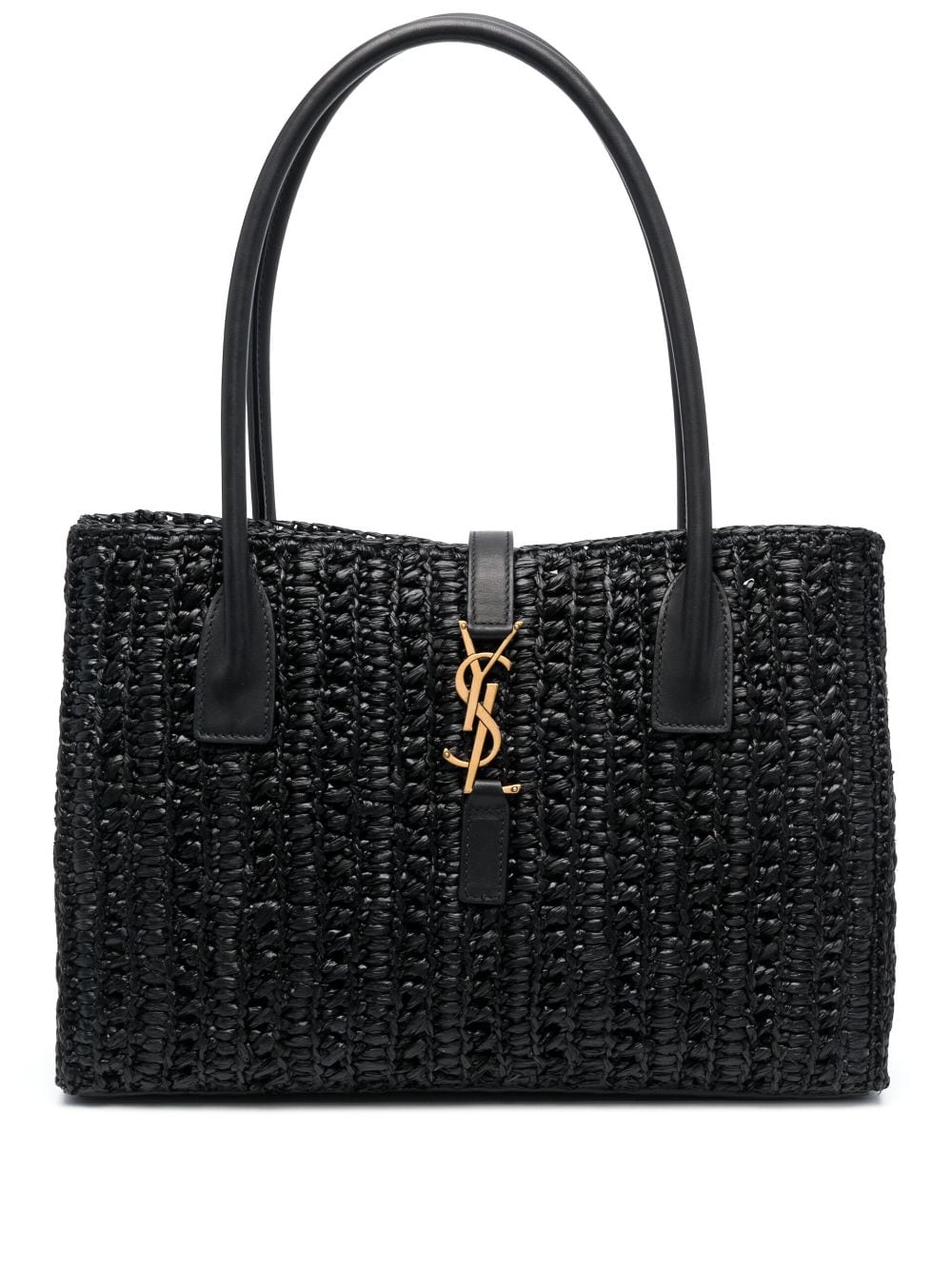 Saint Laurent Panier raffia tote bag