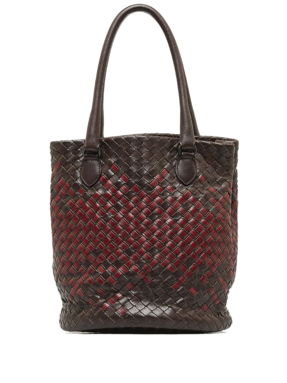 Bo*te*ga ve*ne*ta   2000-2010 intrecciato double-tone bucket bag