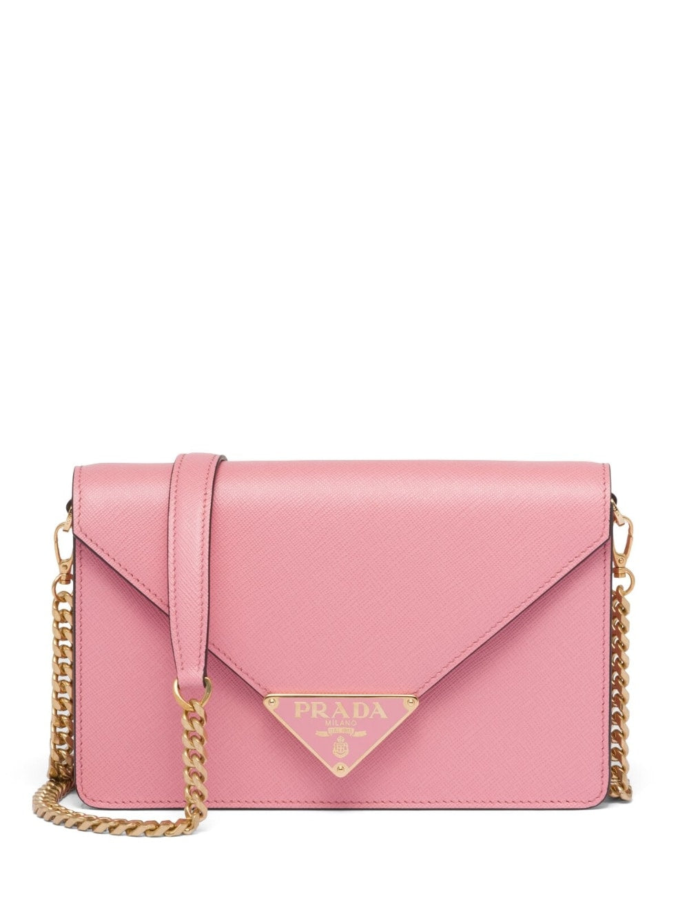 Pra*a logo-plaque shoulder bag