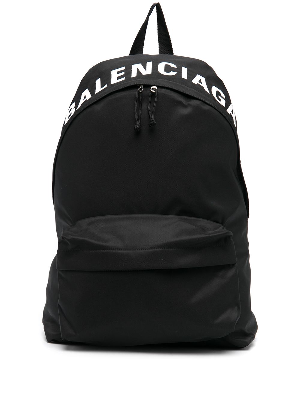 Ba*len*cia*ga wheel logo-print backpack
