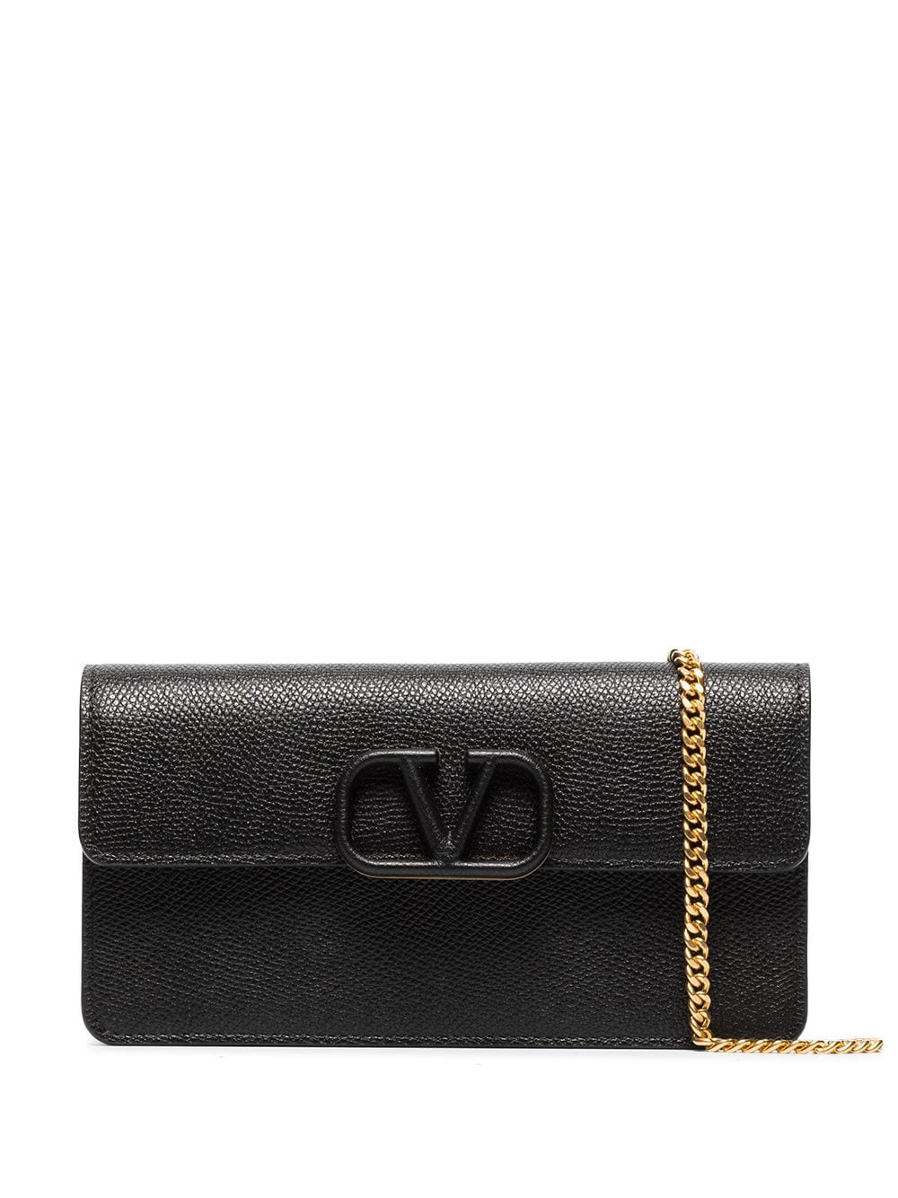 Valentino Garavani VLogo Signature leather wallet-on-chain